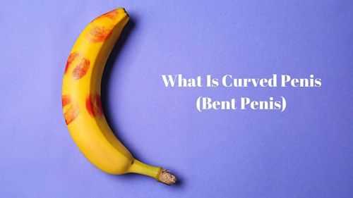 Penis curved to right