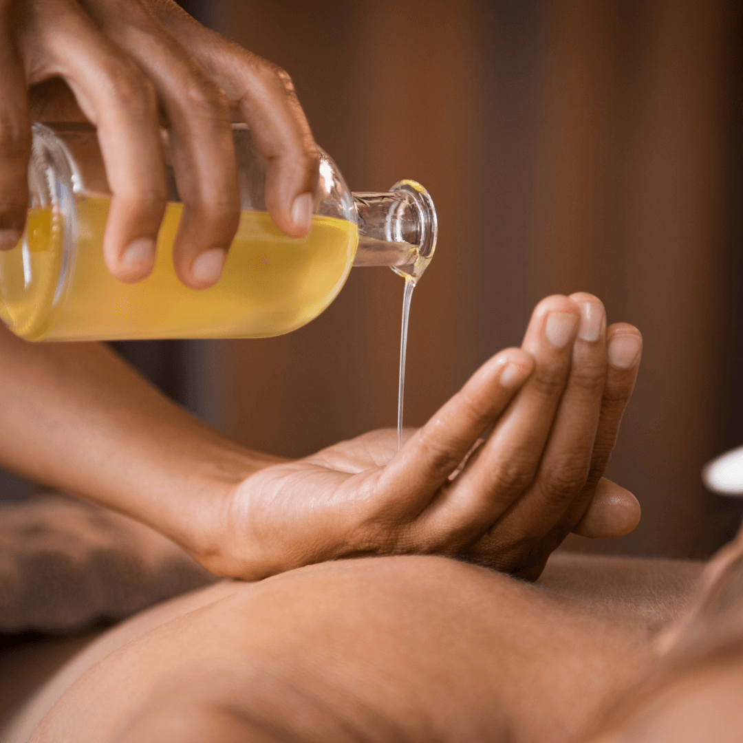 massage oil sex wife