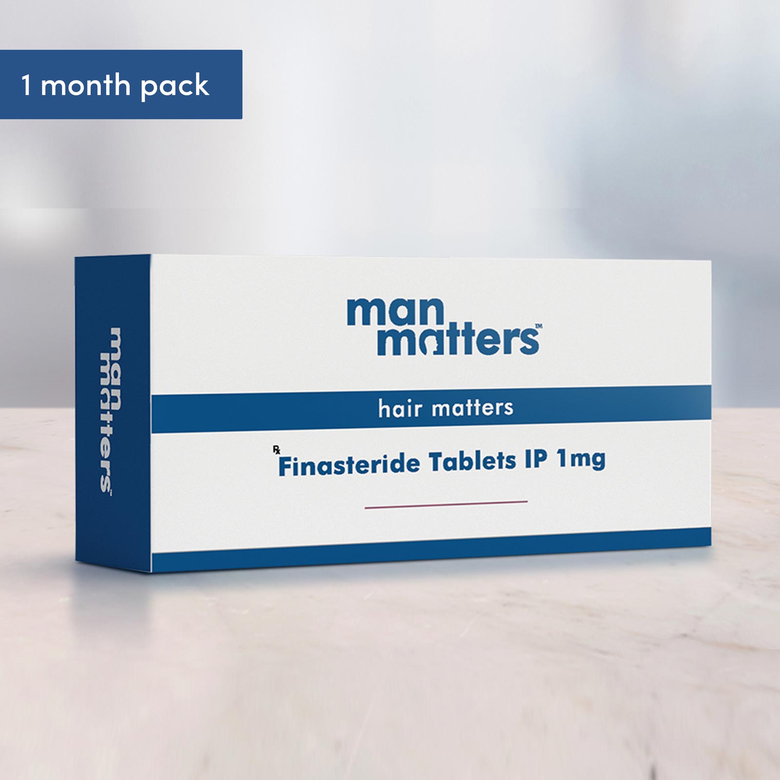 1 mg Finasteride Tablets for men to Treat Male Pattern Baldness